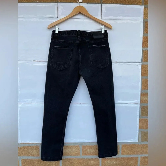 ALLSAINTS Rex Straight Slim Jeans in Washed Black size 30 - Picture 9 of 15